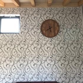 Uhr an der Wand